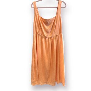 Gilli Orange Midi Sun Dress - Size 1X - NWOT